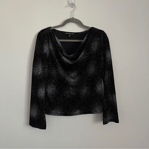 Vintage Y2K Whimsigoth Shimmer Cowl Neck Top-
Briggs  New York-Size Petite Large